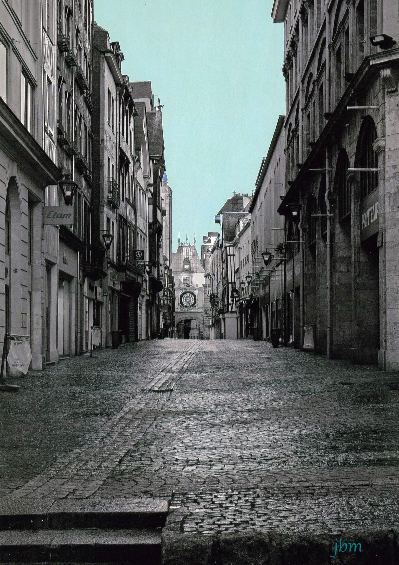 Rue du gros horloge rouen 1
